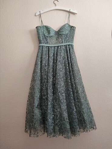34 Beden yeşil Renk Nssposa nişan elbise