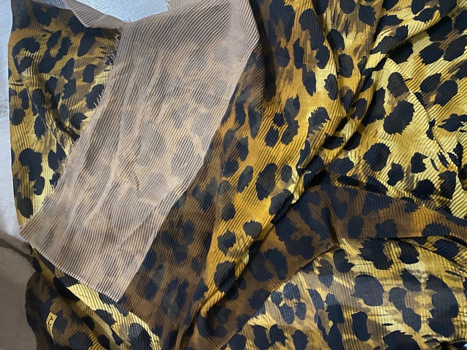 Bohem Tarzı Pileli Kahverengi Kadın şal - Görsel 4