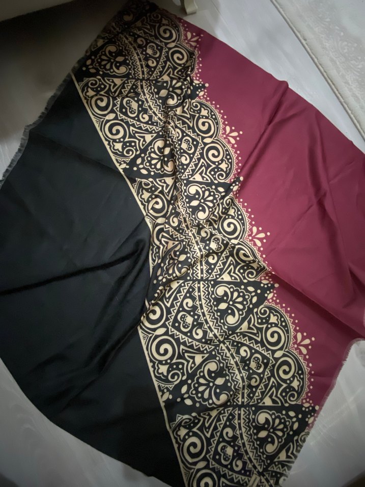 Kadın eşarp tafta - Görsel 3