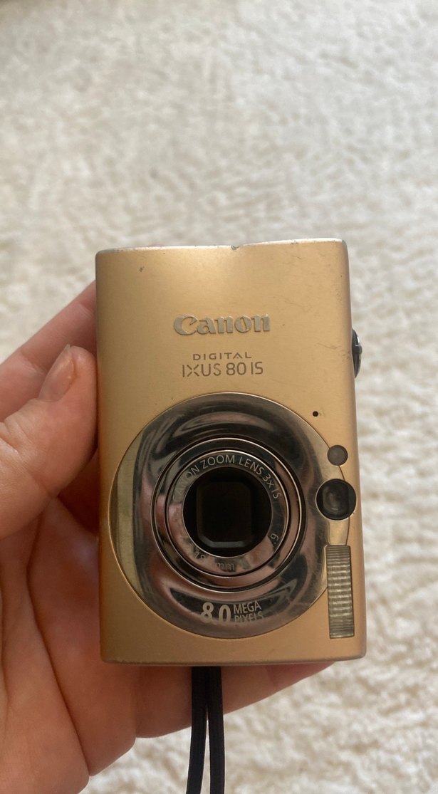 Bej Canon Dijital Kamera - Görsel 3