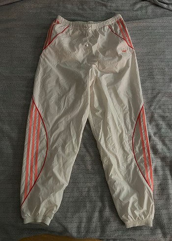 Adidas Eşofman Beyaz Rahat Kesim Kadın Spor Pantolon