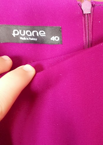 Mor Saten Kesim Detaylı abiye Elbise - Görsel 6