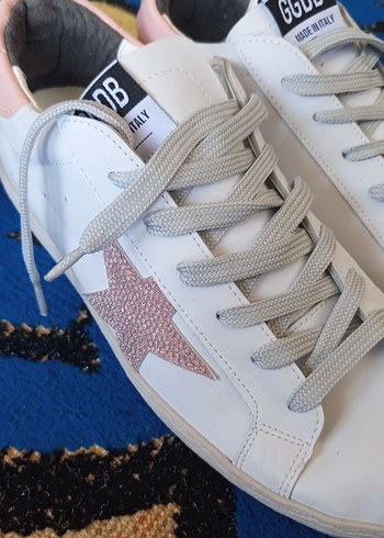 Beyaz Bağcıklı Kadın Spor Ayakkabı - Görsel 2