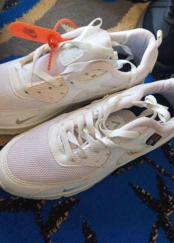 Beyaz Bağcıklı Kadın Spor Ayakkabı - Görsel 2