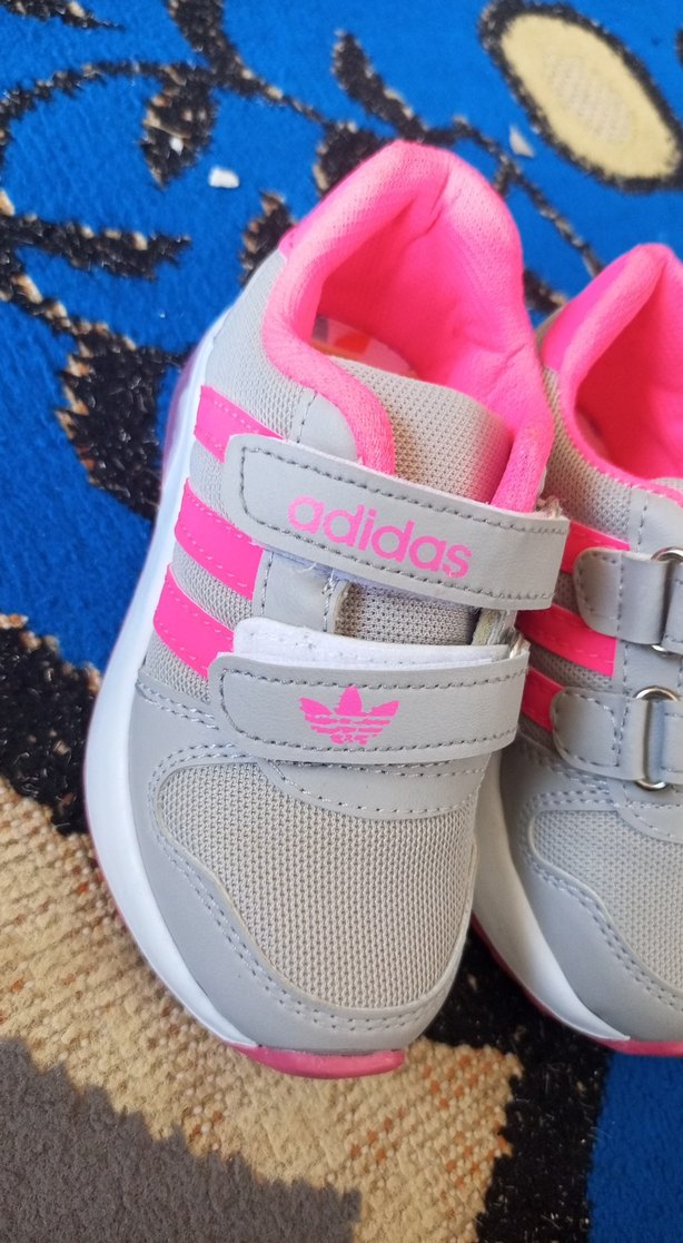 Kız Çocuk Pembe Adidas Spor Ayakkabı - Görsel 2