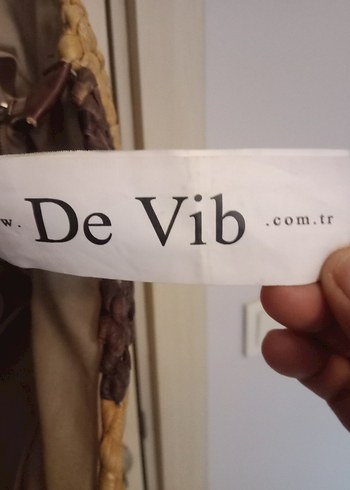 Kahverengi Zebra Desenli Bohem hasır Örgü Çanta - Görsel 2