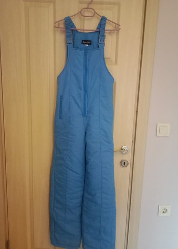 Mavi Kız Salopet kar tulumu Sportino Fermuarlı - Görsel 3