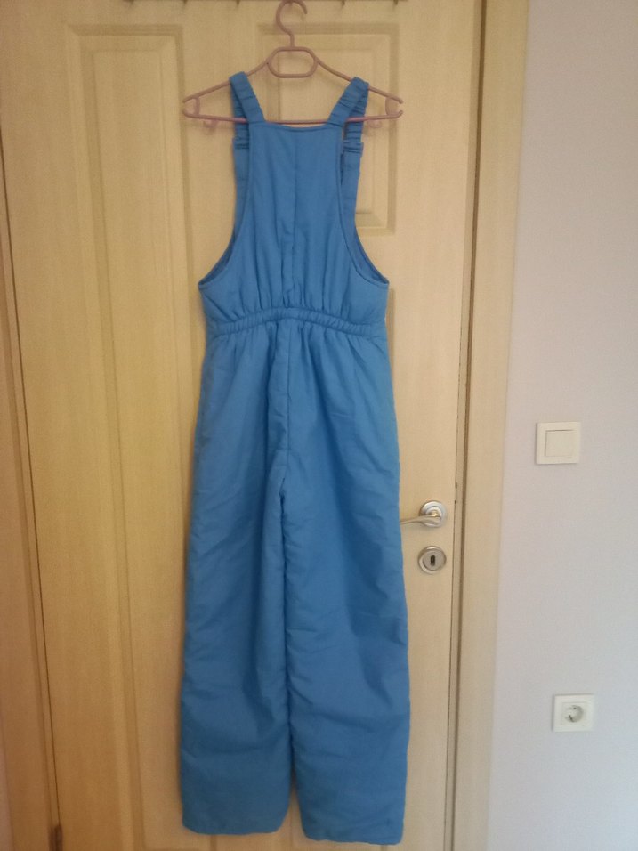 Mavi Kız Salopet kar tulumu Sportino Fermuarlı - Görsel 2