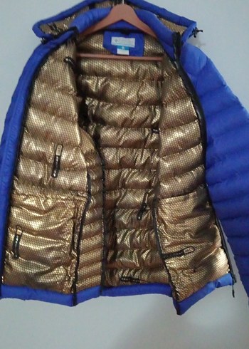 Mavi Fermuarlı Kış Montu - Görsel 4