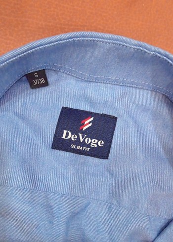 Mavi Keten Erkek Gömlek Uzun Kollu - Görsel 2