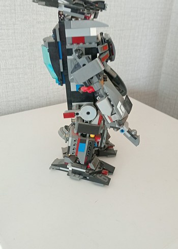 Gri Robot Aksiyon Figürü - Görsel 5