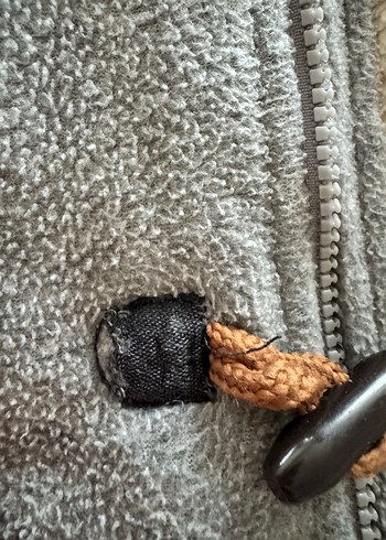 Kapüşonlu Gri Erkek Çocuk Mont - Görsel 5