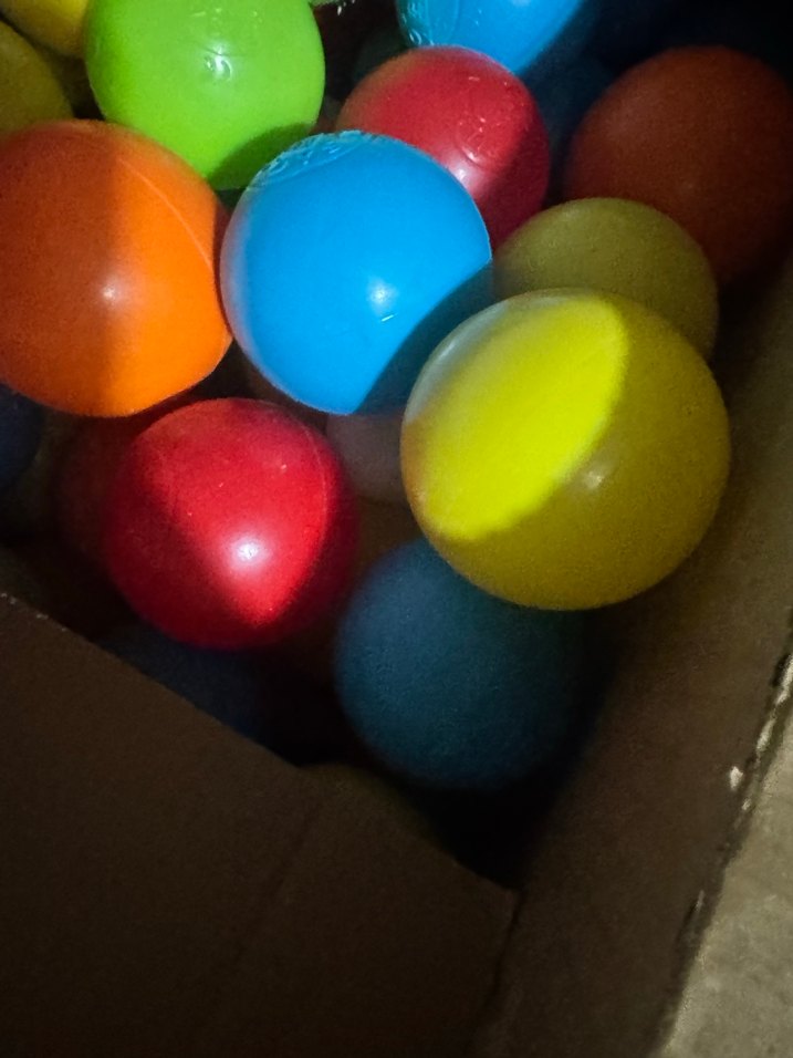 Renkli Plastik Oyun Topları - Görsel 3