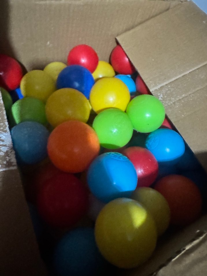 Renkli Plastik Oyun Topları - Görsel 2