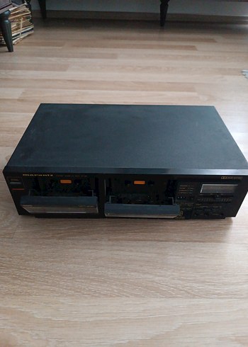 Kahverengi Çift Kasetli Müzik Sistemi - Görsel 4