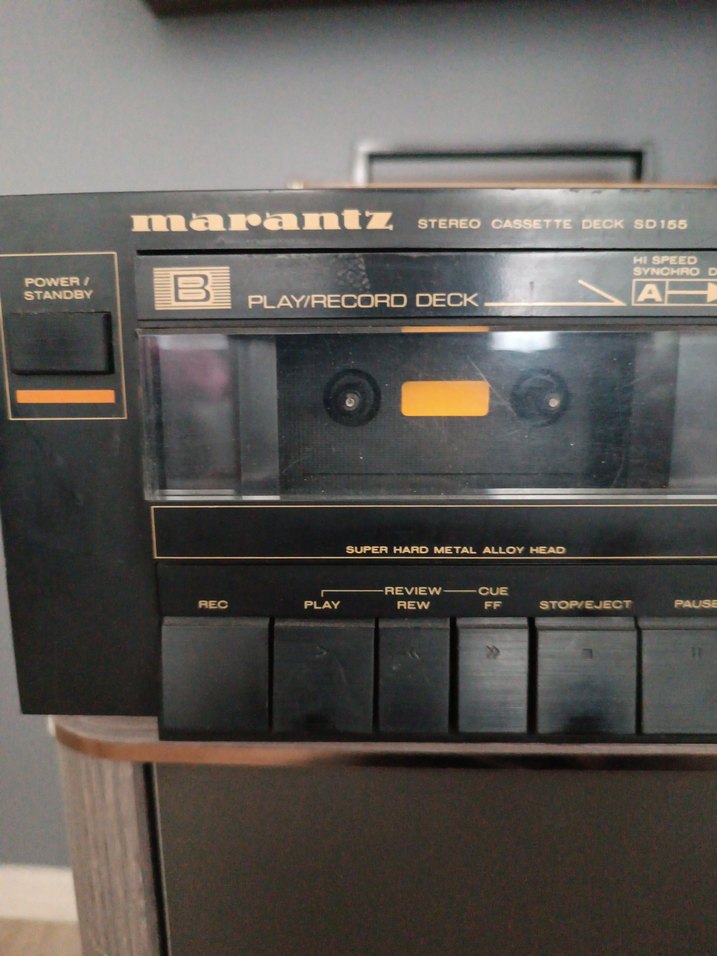 Kahverengi Çift Kasetli Müzik Sistemi - Görsel 2