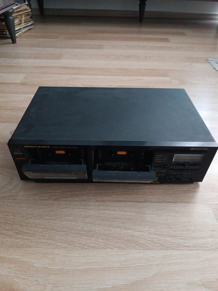 Kahverengi Çift Kasetli Müzik Sistemi - Görsel 4