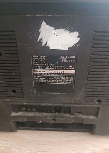 Gri Kasetli Müzik Sistemi kaset oynatıcı arızalı - Görsel 7