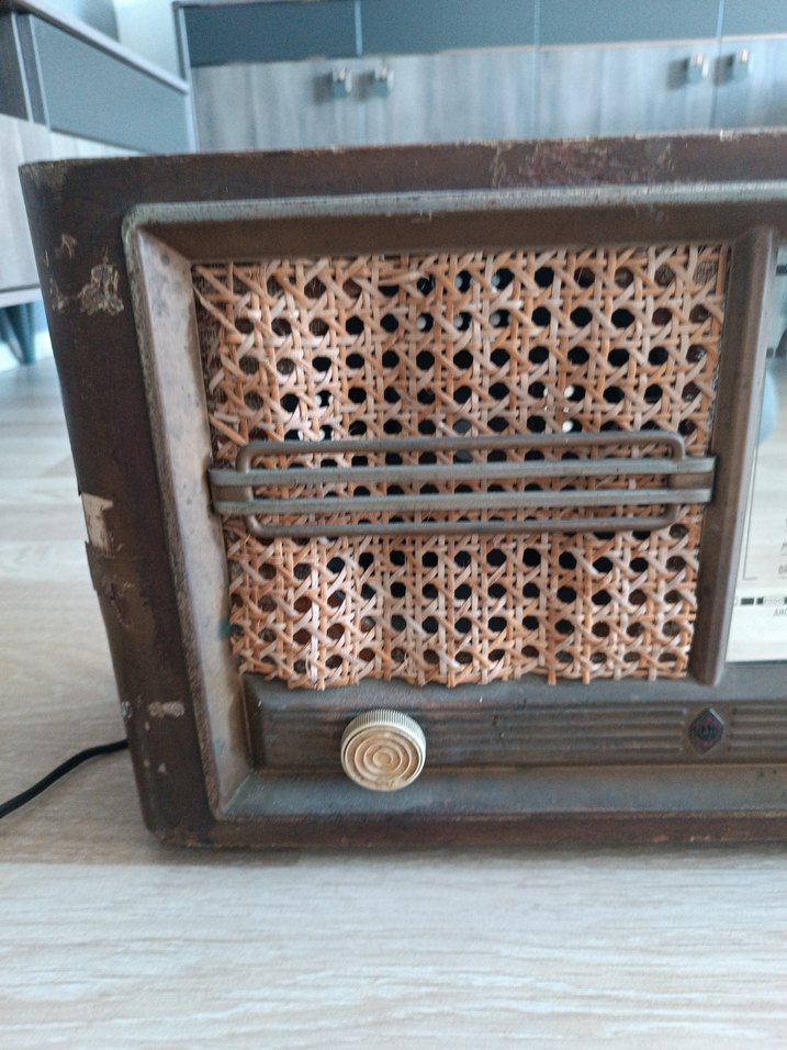 Kahverengi Ahşap Vintage Müzik Seti - Görsel 2