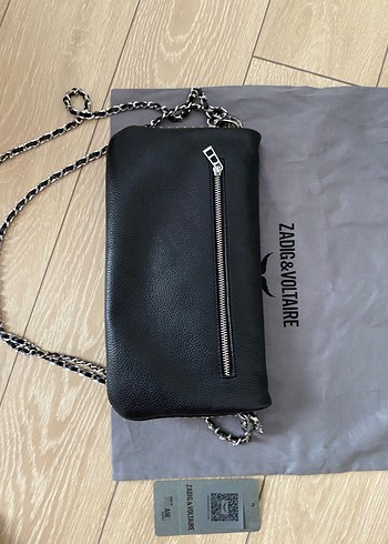 Beden siyah Renk Zadig & Voltaire Siyah Deri Kadın Çanta