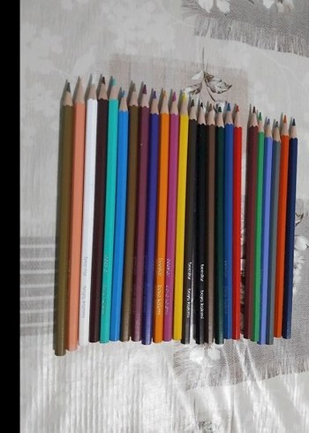 Çok Renkli Kurşun Kalem Seti