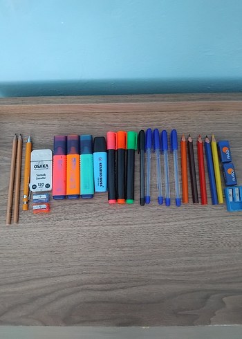  Çok Renkli Yazı ve Boyama Seti
