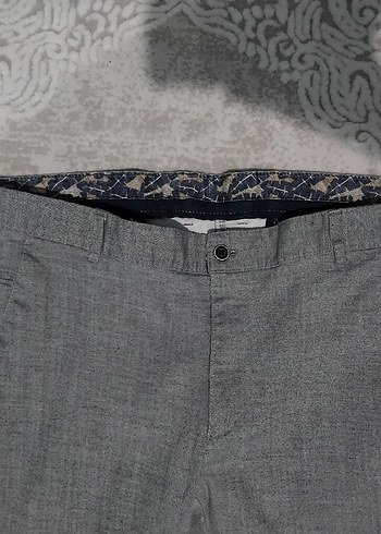 Gri Regular Fit Erkek Pantolon 97% Pamuk,3%Likra Kumaş - Görsel 2