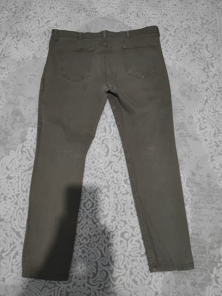 Kahve Regular Fit Denim Erkek Pantolon 98%Pamuk, 2%Elastan Kumaş - Görsel 5