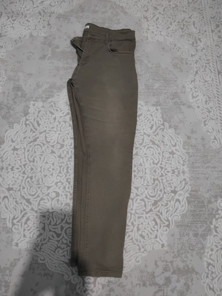 Kahve Regular Fit Denim Erkek Pantolon 98%Pamuk, 2%Elastan Kumaş - Görsel 3