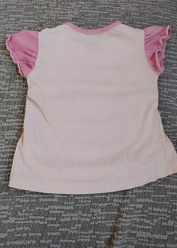 Diğer Kız Çocuk Pembe Baskılı Tişört