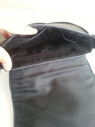 diğer Beden siyah Renk Küçük zımba detaylı çanta