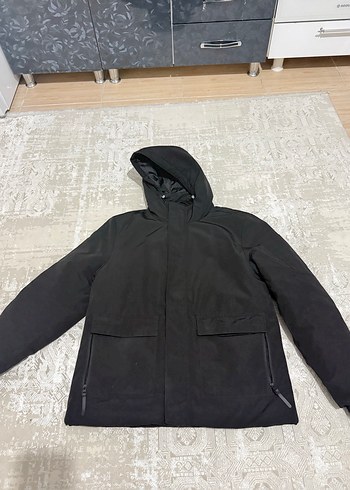 Erkek Siyah Midi Boy Street Style Ceket - Görsel 4