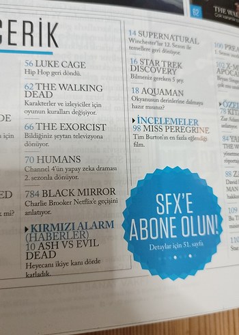 Beden SFX Dergisi - sayı 1 (2016)
