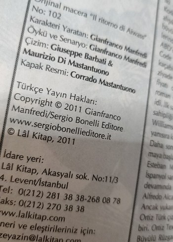 Beden Renk Büyülü Rüzgar Çizgi Roman Sayı 102 ve 103