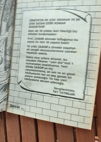 Beden Zagor Çizgi Roman Seti - 8 Kitap (1987)
