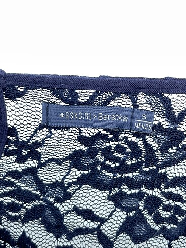 s Beden lacivert Renk Bershka Bluz %70 İndirimli.