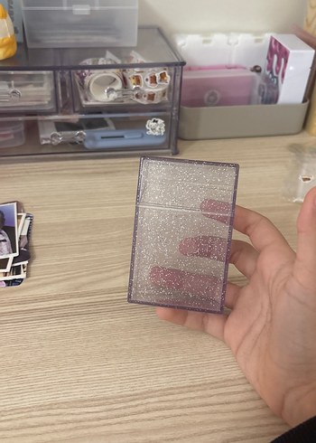  E.L.F Şeffaf, gri ışıltılı telefon kılıfı