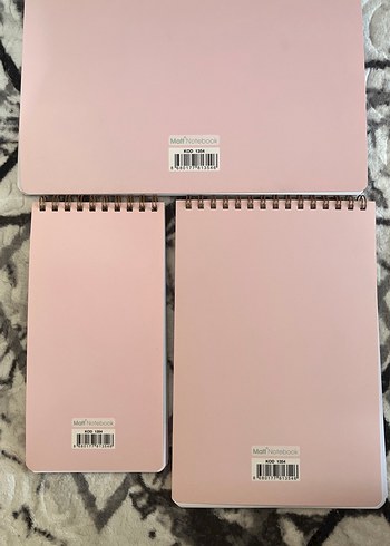 Pastel Pembe Planlayıcı Defter Seti