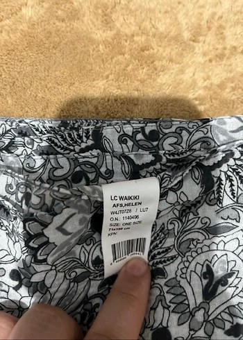 Gri Desenli şal - Görsel 2