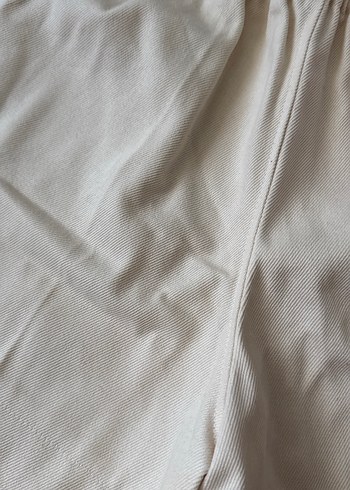 H&M Bej Pamuklu Mini Şort