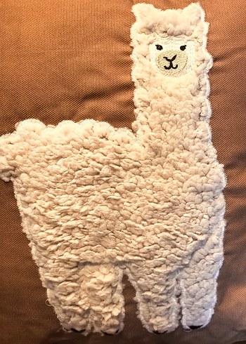 Nakışlı Bohem Tarzı Bej çocuk kırlent - Görsel 2