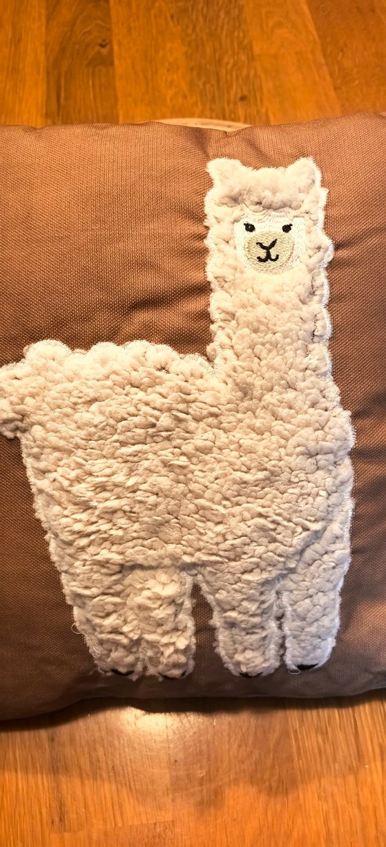 Nakışlı Bohem Tarzı Bej çocuk kırlent - Görsel 2