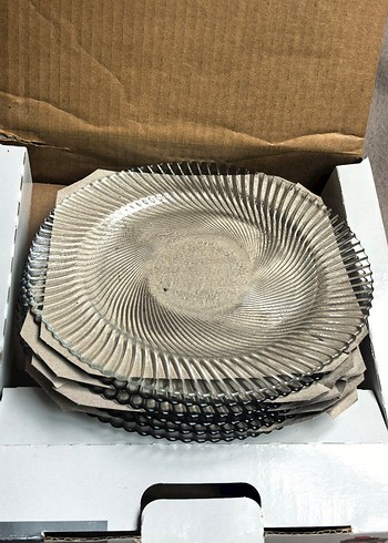 Şeffaf tatlı tağaı ve servis tabağı - Görsel 4