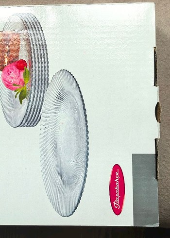 Şeffaf tatlı tağaı ve servis tabağı - Görsel 8