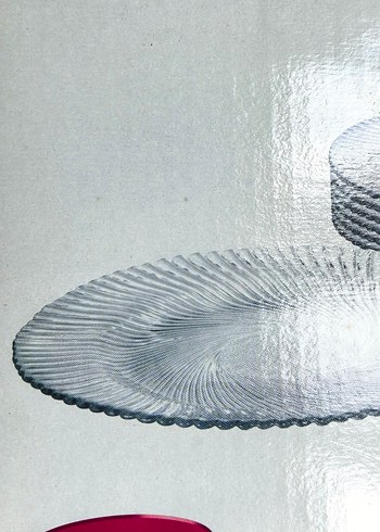 Şeffaf tatlı tağaı ve servis tabağı - Görsel 3