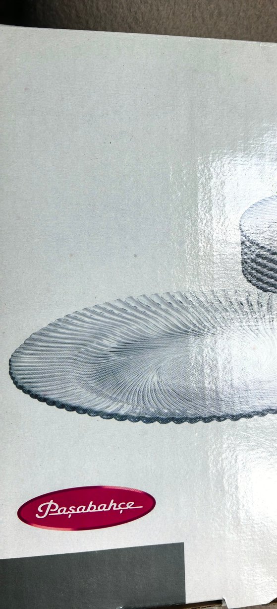 Şeffaf tatlı tağaı ve servis tabağı - Görsel 3