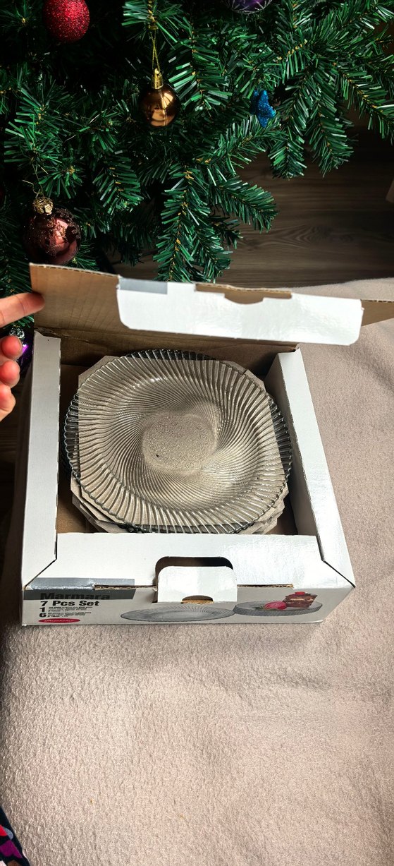 Şeffaf tatlı tağaı ve servis tabağı - Görsel 5