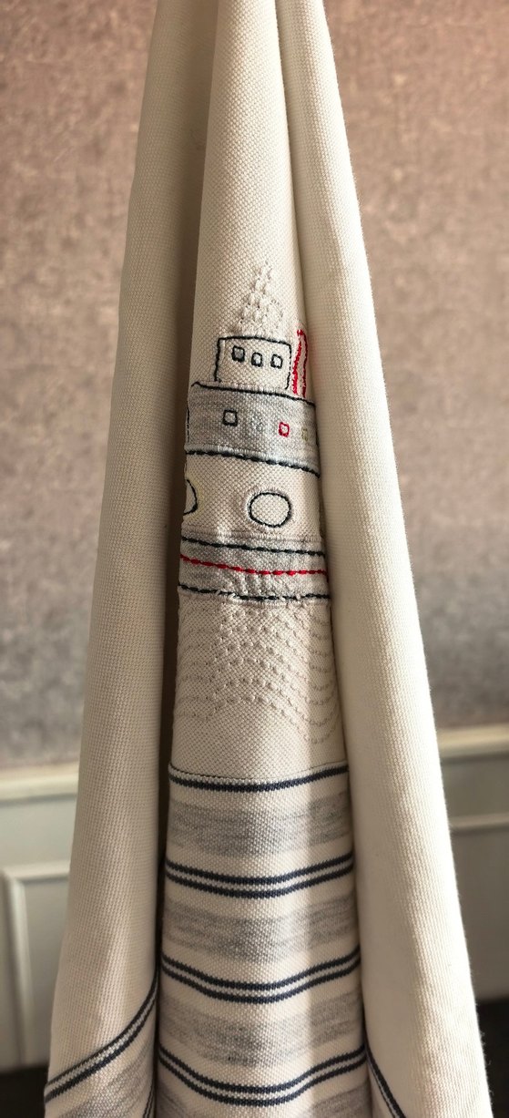 Gri Çizgili bebek örtüsü - Görsel 2