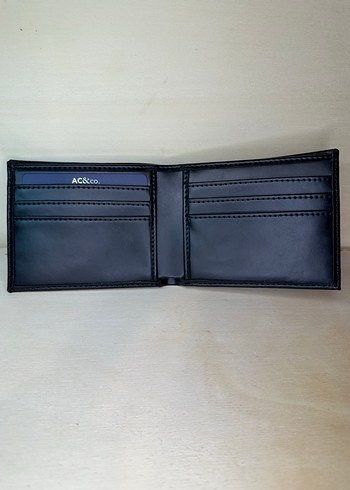 Siyah Minimalist Erkek Cüzdan - Görsel 3