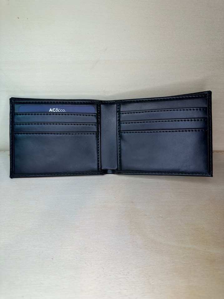 Siyah Minimalist Erkek Cüzdan - Görsel 3